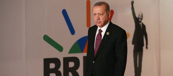 Der türkische Präsident Recep Tayyip Erdogan - Sputnik Afrique