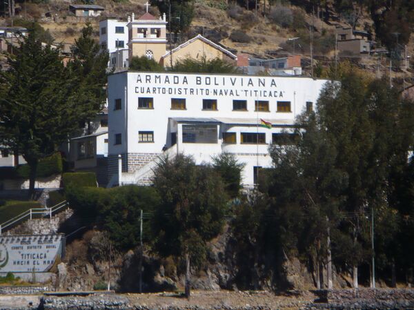 Caserne des forces navales boliviennes sur le lac Titicaca - Sputnik Afrique