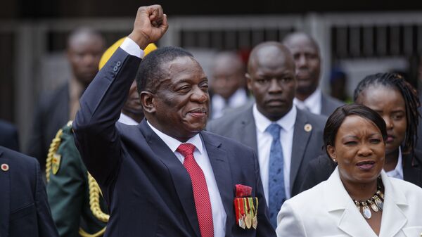 Emmerson Mnangagwa, Président du Zimbabwe (photo d'archive) - Sputnik Afrique