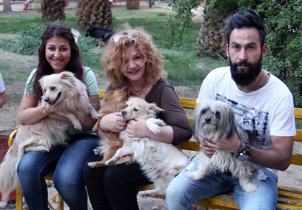 Les habitants de Damas promènent désormais leurs chiens dans les parcs  - Sputnik Afrique