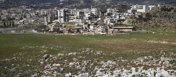 A view of the town of Masyaf in Hama province, in Syria (File) - Sputnik Afrique