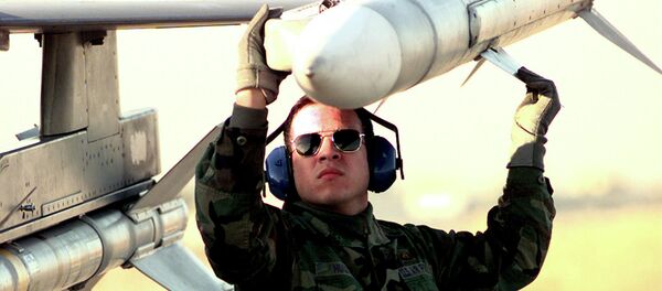 Missile AIM-120 AMRAAM (image d'illustration) - Sputnik Afrique