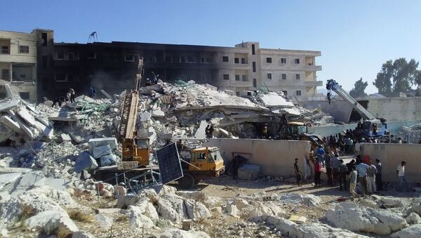 Une explosion à Idlib, en Syrie: des dizaines de victimes - Sputnik Afrique