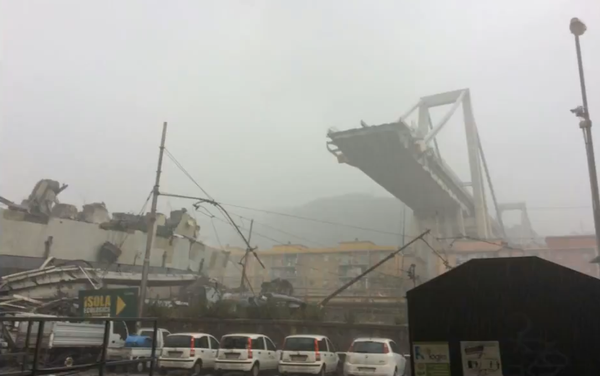 L’effondrement d’un viaduc près de Gênes - Sputnik Afrique