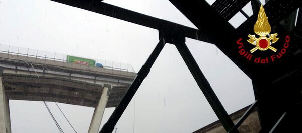 Effondrement d’un viaduc à Gênes - Sputnik Afrique