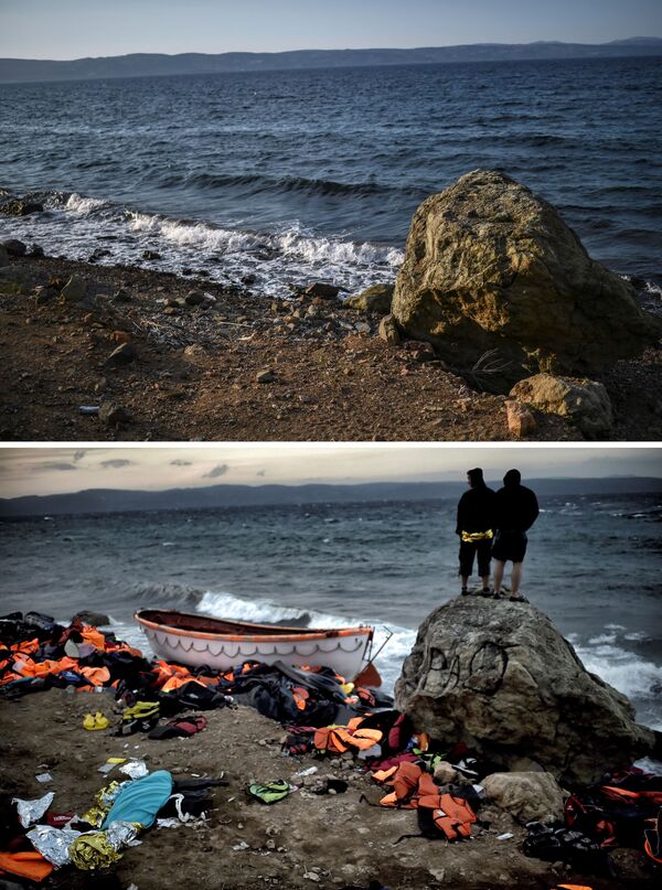 L’île grecque de Lesbos trois ans après le début de la crise migratoire - Sputnik Afrique