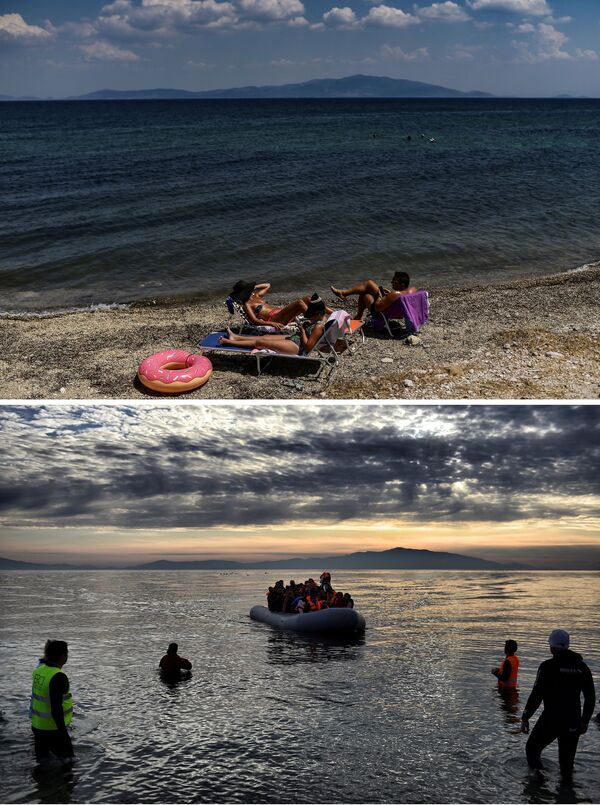 L’île grecque de Lesbos trois ans après le début de la crise migratoire - Sputnik Afrique