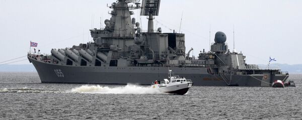 Le croiseur lance-missile Marchal Oustinov - Sputnik Afrique