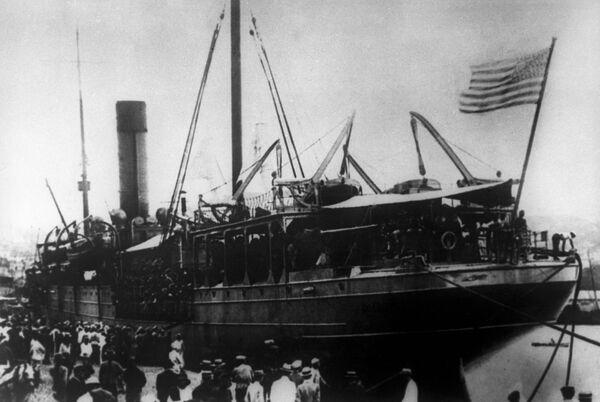 Le débarquement des troupes américaines à Vladivostok, 1918 Le débarquement des troupes américaines à Vladivostok, 1918 - Sputnik Afrique
