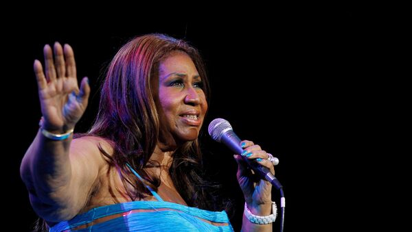 Singer Aretha Franklin performs at Radio City Music Hall in New York in this February 17, 2012 - Sputnik Afrique