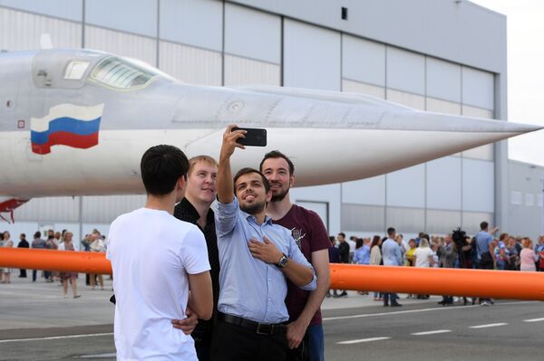 Le bombardier russe Tu-22M3M dévoilé au public - Sputnik Afrique