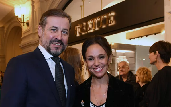Natalia Strozzi à une cérémonie d'ouverture d'une boutique dans le centre commercial russe Goum, à Moscou - Sputnik Afrique