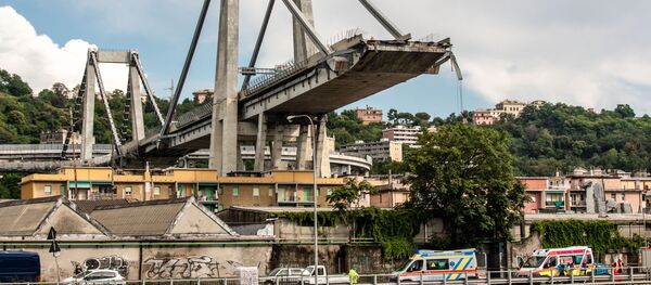Le pont de Morandi à Gênes - Sputnik Afrique