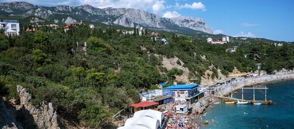 Une plage en Crimée - Sputnik Afrique