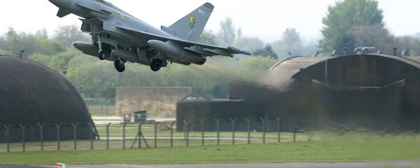 Un Eurofighter Typhoon britannique - Sputnik Afrique