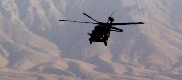 Un hélicoptère en Afghanistan (image d'illustration) - Sputnik Afrique