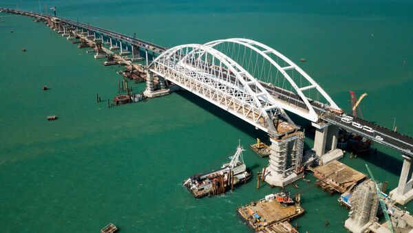 Строительство Крымского моста - Sputnik Afrique