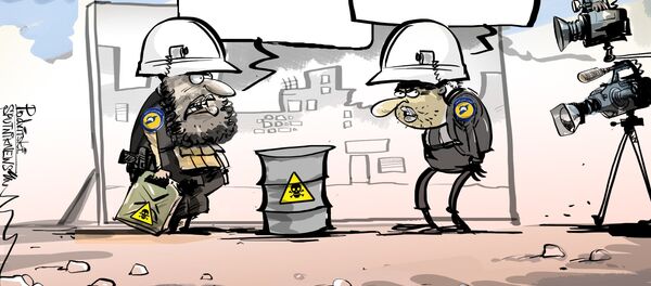 La mise en scène d’une attaque chimique en Syrie - Sputnik Afrique