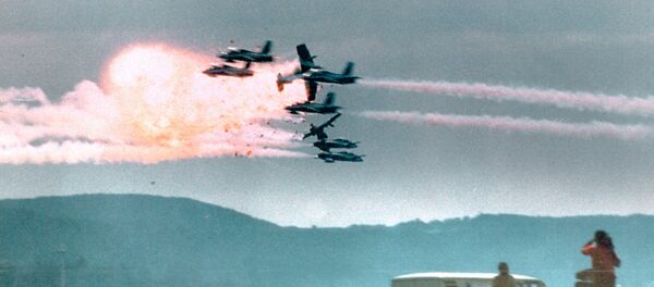 Il y a 30 ans, le spectacle aérien à la base de Ramstein tournait à la catastrophe - Sputnik Afrique