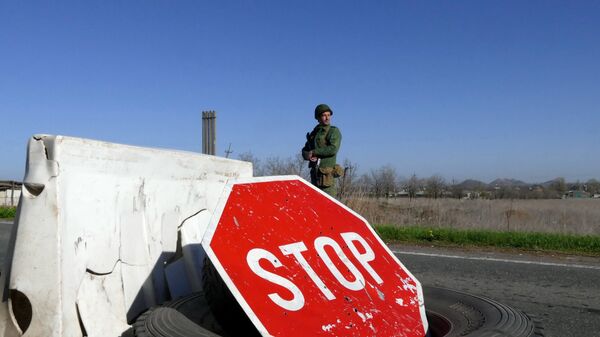 An der Donbass-Grenze (Symbolbild) - Sputnik Afrique