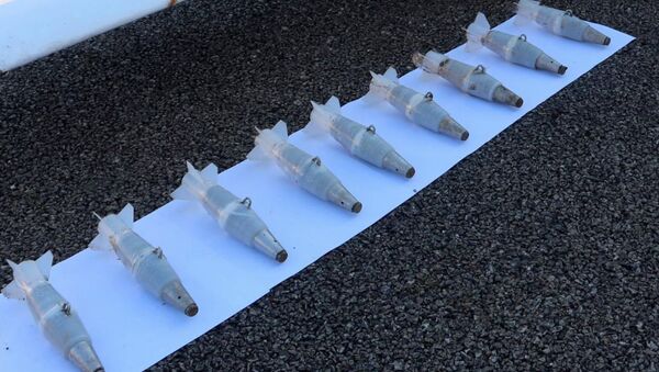 Des munitions d'un drone utilisé pour attaquer un site militaire russe en Syrie - Sputnik Afrique