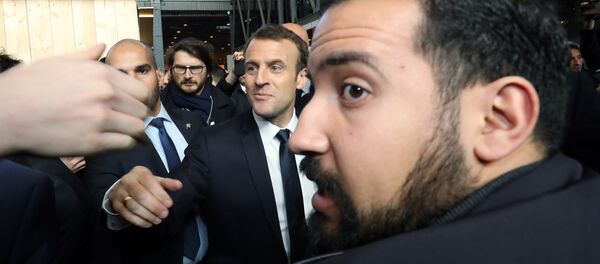 Emmanuel Macron et Alexandre Benalla - Sputnik Afrique