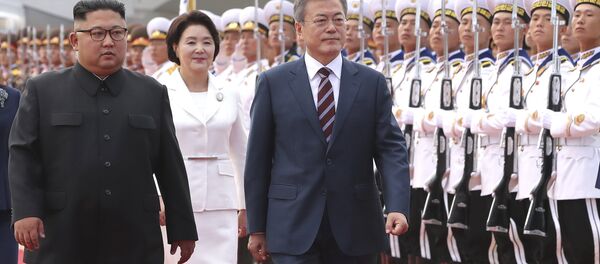 Le Président sud-coréen en Corée du Nord - Sputnik Afrique