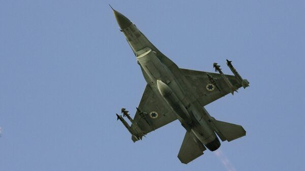 An Israeli F-16 multirole fighter. File photo - Sputnik Afrique
