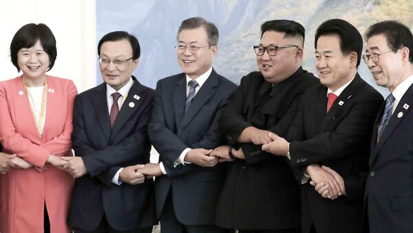 Visite du Président sud-coréen en Corée du Nord - Sputnik Afrique