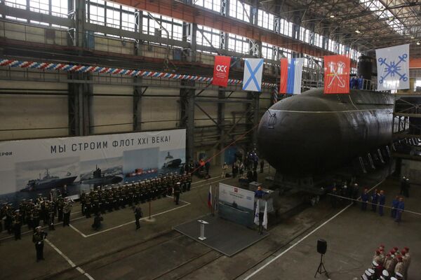 Mise à l’eau du sous-marin Kronstadt - Sputnik Afrique