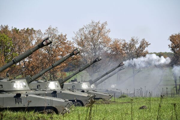 Des duels d’artillerie sur un polygone dans la région de Krasnodar - Sputnik Afrique