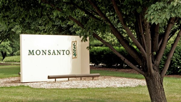 A sign at the Monsanto Co. headquarters located in St. Louis, Missouri. - Sputnik Afrique