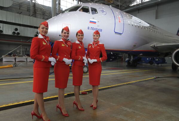 Le 50e Sukhoi Superjet 100 mis en exploitation par la compagnie Aeroflot - Sputnik Afrique