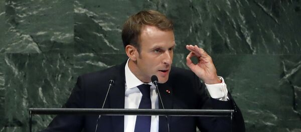 Macron - Sputnik Afrique