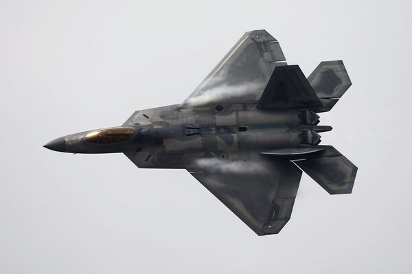 Un F-22 Raptor américain - Sputnik Afrique