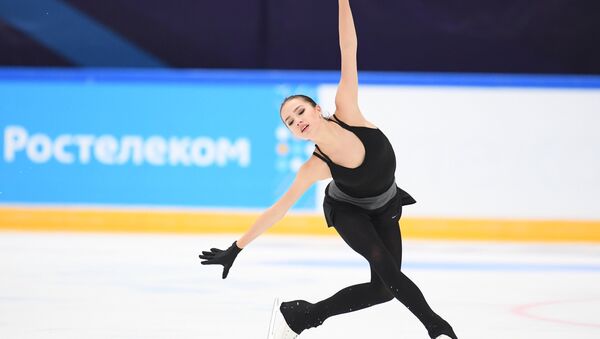 Alina Zagitova during the test skates of Russia's national team in Moscow on September 9 - Sputnik Afrique