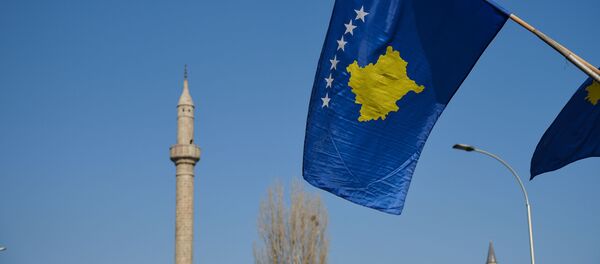 Le drapeau du Kosovo  - Sputnik Afrique