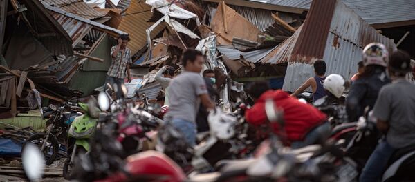 le séisme en Indonésie - Sputnik Afrique