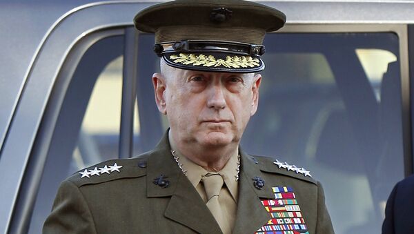 U.S. Marine Corps four-star general James Mattis arrives to address at the pre-trial hearing of Marine Corps Sgt. Frank D. Wuterich at Camp Pendleton, California U.S in a March 22, 2010 file photo - Sputnik Afrique