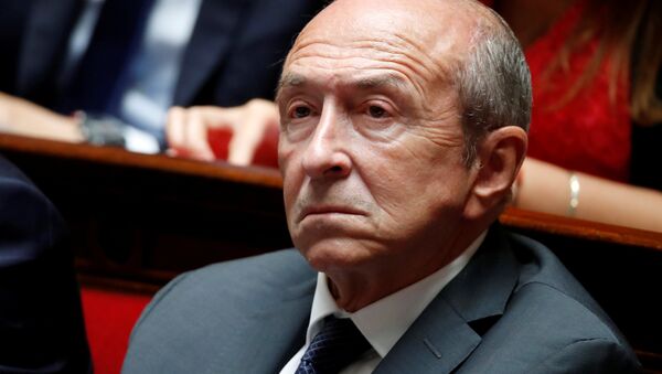 French Interior Minister Gerard Collomb listens to questions to the government session at the National Assembly in Paris, France, September 12, 2018 - Sputnik Afrique