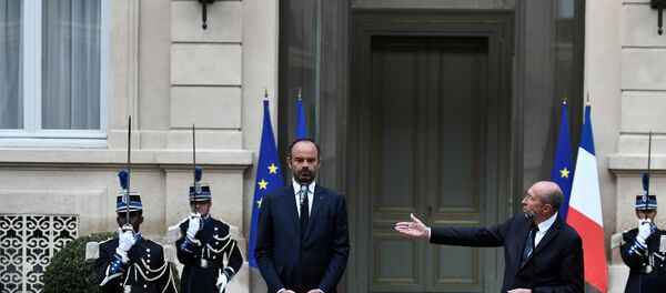 Gerard Collomb et Edouard Philippe - Sputnik Afrique