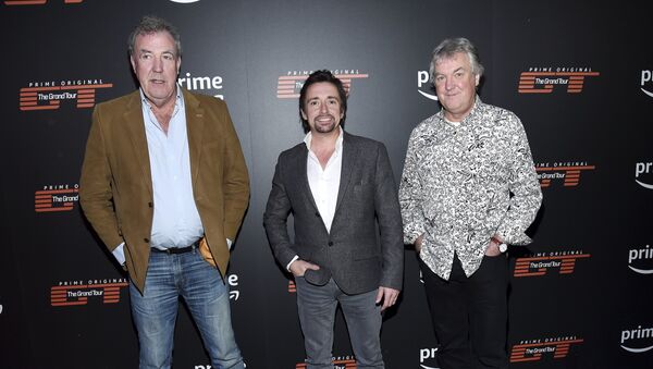 Jeremy Clarkson,  Richard Hammond et James May - Sputnik Afrique