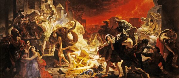 Le dernier jour de Pompéï par Karl Brioullov - Sputnik Afrique