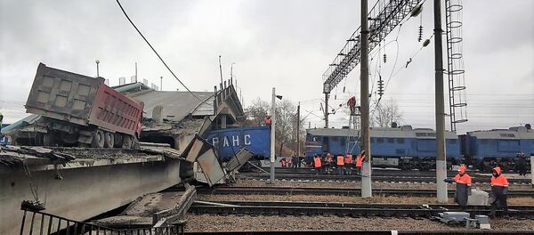 Effondrement d'un pont routier dans la région de l'Amour - Sputnik Afrique