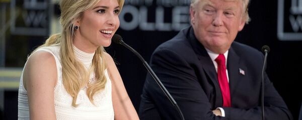 Donald Trump et sa fille Ivanka - Sputnik Afrique