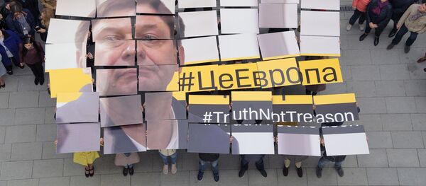 Manifestation en soutien au journaliste Kirill Vychinski à Moscou - Sputnik Afrique