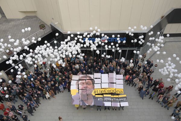 Manifestation en soutien au journaliste Kirill Vychinski à Moscou - Sputnik Afrique