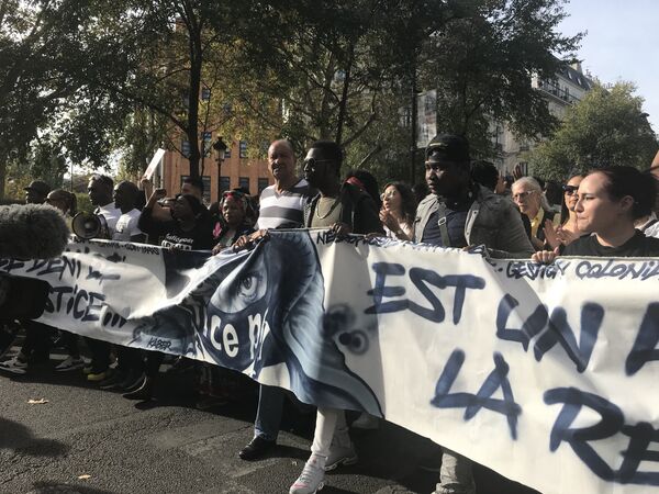 Manifestation Vérité pour Adama Manifestation Vérité pour Adama - Sputnik Afrique