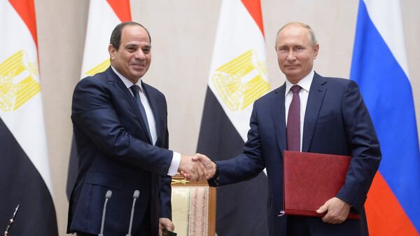 Vladimir Poutine et Abdel Fattah al-Sissi - Sputnik Afrique
