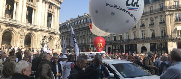Manifestation à Paris: les retraités réclament une revalorisation de leurs pensions, 18 octobre 2018 - Sputnik Afrique